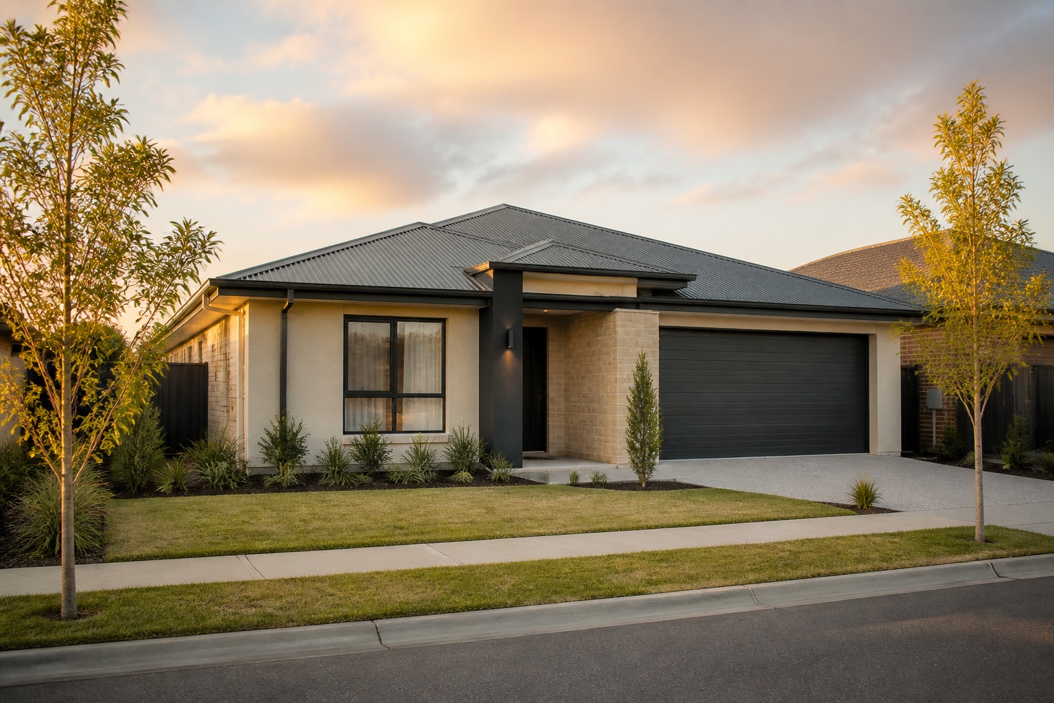 New single-storey rental property